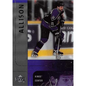 Řadové karty - Allison Jason - 2001-02 Ice No.100
