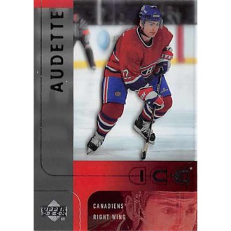 Řadové karty - Audette Donald - 2001-02 Ice No.102