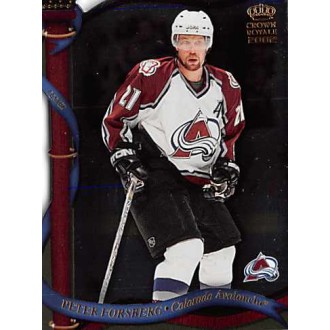 Řadové karty - Forsberg Peter - 2001-02 Crown Royale No.37