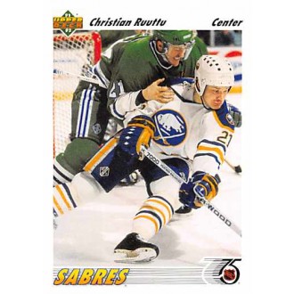 Řadové karty - Ruuttu Christian  - 1991-92 Upper Deck No.104