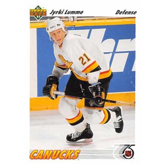 Řadové karty - Lumme Jyrki - 1991-92 Upper Deck No.114