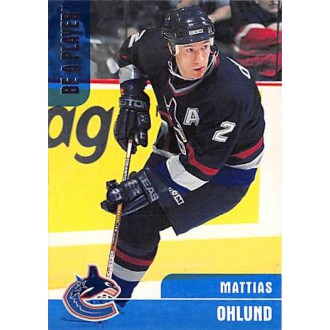 Řadové karty - Ohlund Mattias - 1999-00 BAP Memorabilia No.19