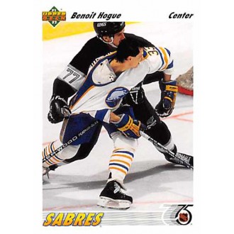 Řadové karty - Hogue Benoit - 1991-92 Upper Deck No.159