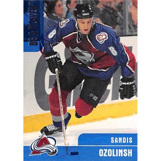 Řadové karty - Ozolinsh Sandis - 1999-00 BAP Memorabilia No.181