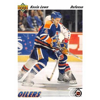 Řadové karty - Lowe Kevin - 1991-92 Upper Deck No.186