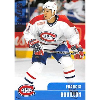 Řadové karty - Bouillon Francis - 1999-00 BAP Memorabilia No.331