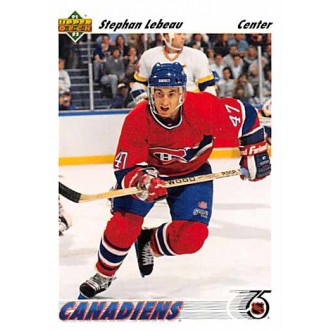 Řadové karty - Lebeau Stephan - 1991-92 Upper Deck No.261