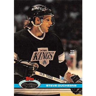 Řadové karty - Duchesne Steve - 1991-92 Stadium Club No.58