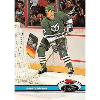 Řadové karty - Shaw Brad - 1991-92 Stadium Club No.83