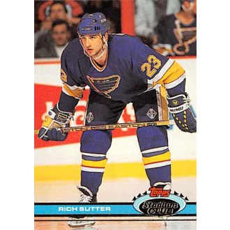 Řadové karty - Sutter Rich - 1991-92 Stadium Club No.192