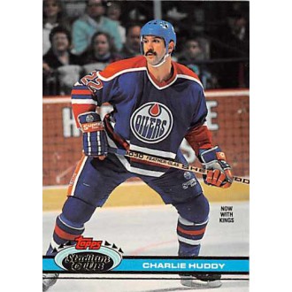 Řadové karty - Huddy Charlie - 1991-92 Stadium Club No.203