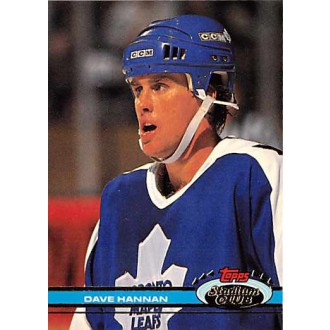 Řadové karty - Hannan Dave - 1991-92 Stadium Club No.220