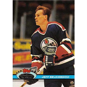 Řadové karty - Beukeboom Jeff - 1991-92 Stadium Club No.350