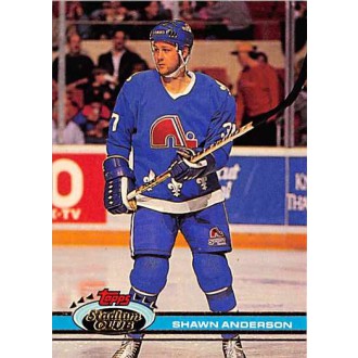Řadové karty - Anderson Shawn - 1991-92 Stadium Club No.358