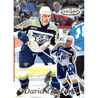 Řadové karty - Legwand David - 1999-00 Topps Gold Label Class 1 No.86