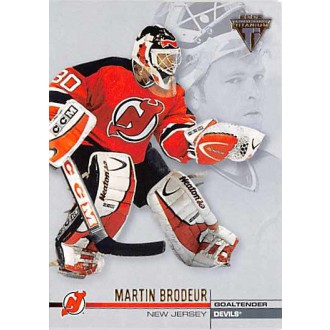 Řadové karty - Brodeur Martin - 2001-02 Titanium No.82