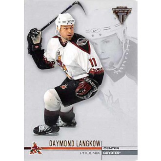 Řadové karty - Langkow Daymond - 2001-02 Titanium No.109