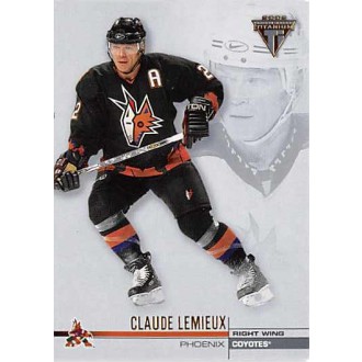 Řadové karty - Lemieux Claude - 2001-02 Titanium No.110