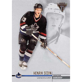 Řadové karty - Sedin Henrik - 2001-02 Titanium No.139