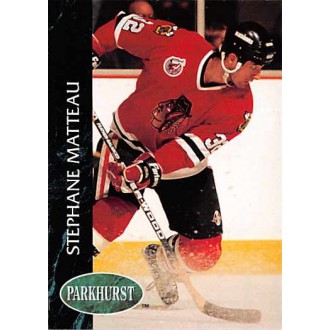 Řadové karty - Matteau Stephane - 1992-93 Parkhurst No.268
