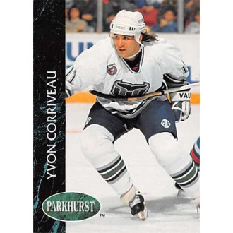 Řadové karty - Corriveau Yvon - 1992-93 Parkhurst No.295