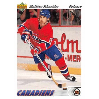 Řadové karty - Schneider Mathieu - 1991-92 Upper Deck No.328