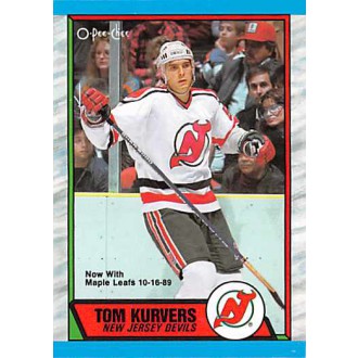 Řadové karty - Kurvers Tom - 1989-90 O-Pee-Chee No.9