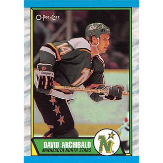 Řadové karty - Archibald David - 1989-90 O-Pee-Chee No.10