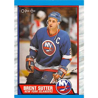 Řadové karty - Sutter Brent - 1989-90 O-Pee-Chee No.14