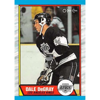 Řadové karty - DeGray Dale - 1989-90 O-Pee-Chee No.18