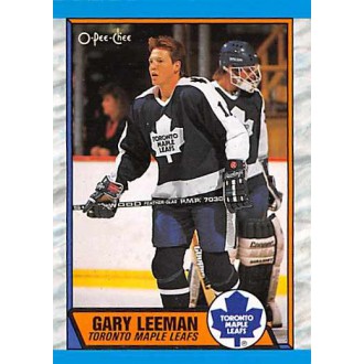 Řadové karty - Leeman Gary - 1989-90 O-Pee-Chee No.22