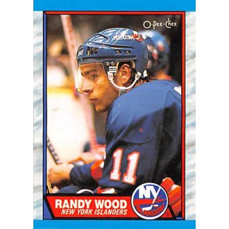 Řadové karty - Wood Randy - 1989-90 O-Pee-Chee No.35