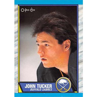 Řadové karty - Tucker John - 1989-90 O-Pee-Chee No.37