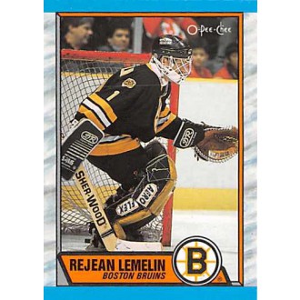 Řadové karty - Lemelin Rejean - 1989-90 O-Pee-Chee No.40