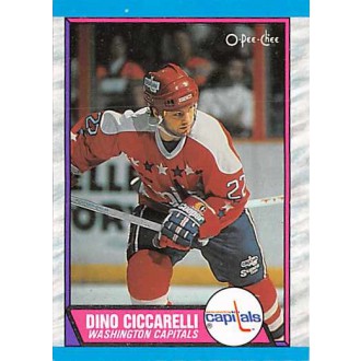 Řadové karty - Ciccarelli Dino - 1989-90 O-Pee-Chee No.41