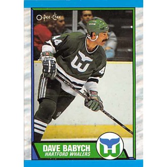 Řadové karty - Babych Dave - 1989-90 O-Pee-Chee No.46