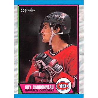 Řadové karty - Carbonneau Guy - 1989-90 O-Pee-Chee No.53