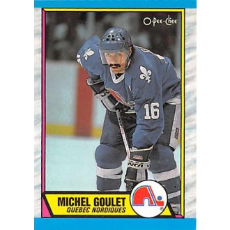 Řadové karty - Goulet Michel - 1989-90 O-Pee-Chee No.57
