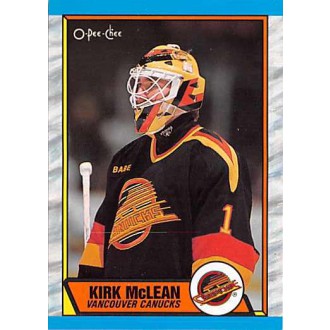 Řadové karty - McLean Kirk - 1989-90 O-Pee-Chee No.61