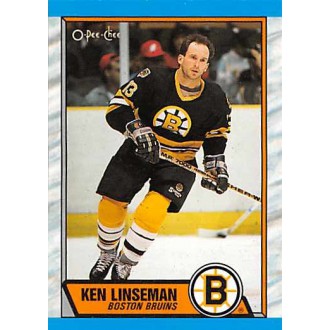 Řadové karty - Linseman Ken - 1989-90 O-Pee-Chee No.62