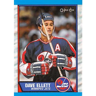 Řadové karty - Ellett Dave - 1989-90 O-Pee-Chee No.69