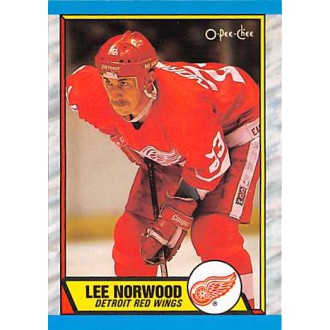 Řadové karty - Norwood Lee - 1989-90 O-Pee-Chee No.75