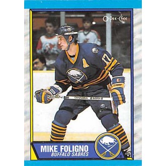Řadové karty - Foligno Mike - 1989-90 O-Pee-Chee No.78