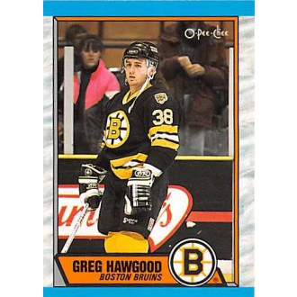 Řadové karty - Hawgood Greg - 1989-90 O-Pee-Chee No.81