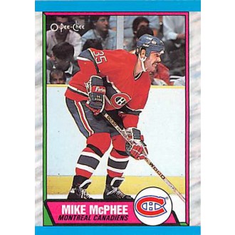 Řadové karty - McPhee Mike - 1989-90 O-Pee-Chee No.84