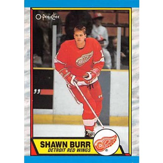 Řadové karty - Burr Shawn - 1989-90 O-Pee-Chee No.101