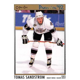 Řadové karty - Sandstrom Tomas - 1991-92 OPC Premier No.82