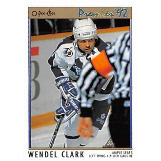 Řadové karty - Clark Wendel - 1991-92 OPC Premier No.116