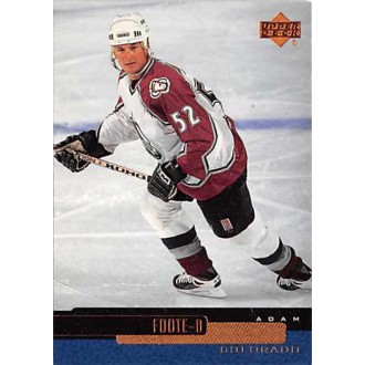 Řadové karty - Foote Adam - 1999-00 Upper Deck No.40