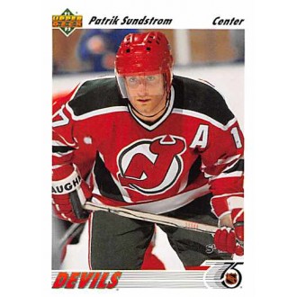 Řadové karty - Sundstrom Patrik - 1991-92 Upper Deck No.369